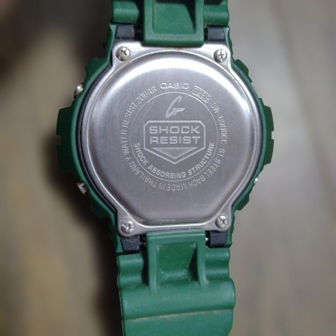 G-SHOCK DW-6900CC グリーン