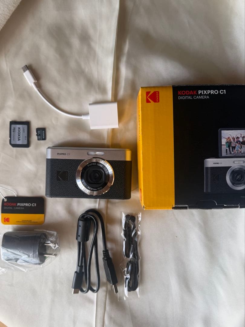 未使用 Kodak PIXPRO C1 デジタルカメラブラック 黒 ガジェット付