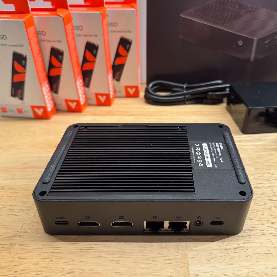 ミニPC MOREFINE M10S MINI NAS N150 - 4TB NVME