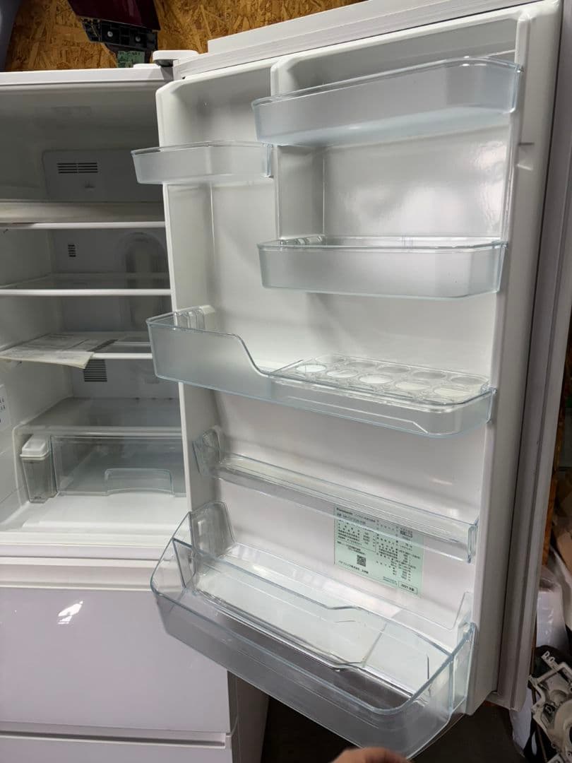 動作確認済 Panasonic 冷蔵庫 3ドア　NR-C372GN-W 365L