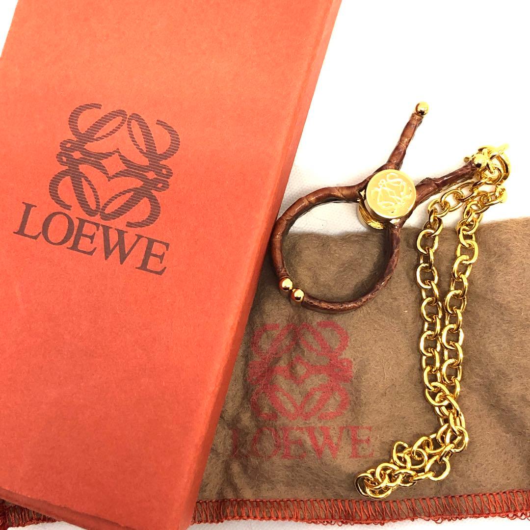M02/012 LOEWE ロエベ グローブホルダー チャーム アナグラム