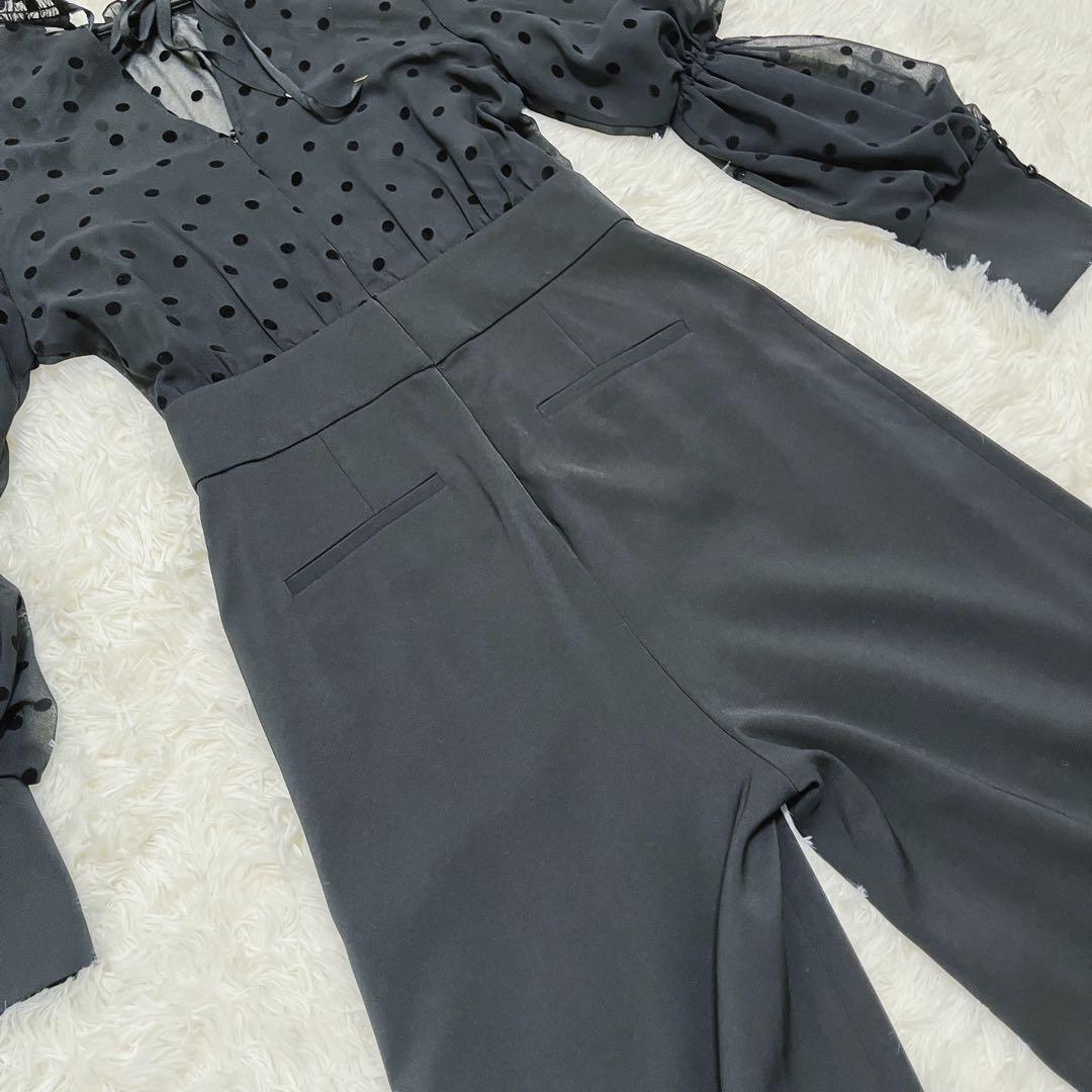 【美品】LILY BROWN オケージョンロンパース　ブラック　サイズ0