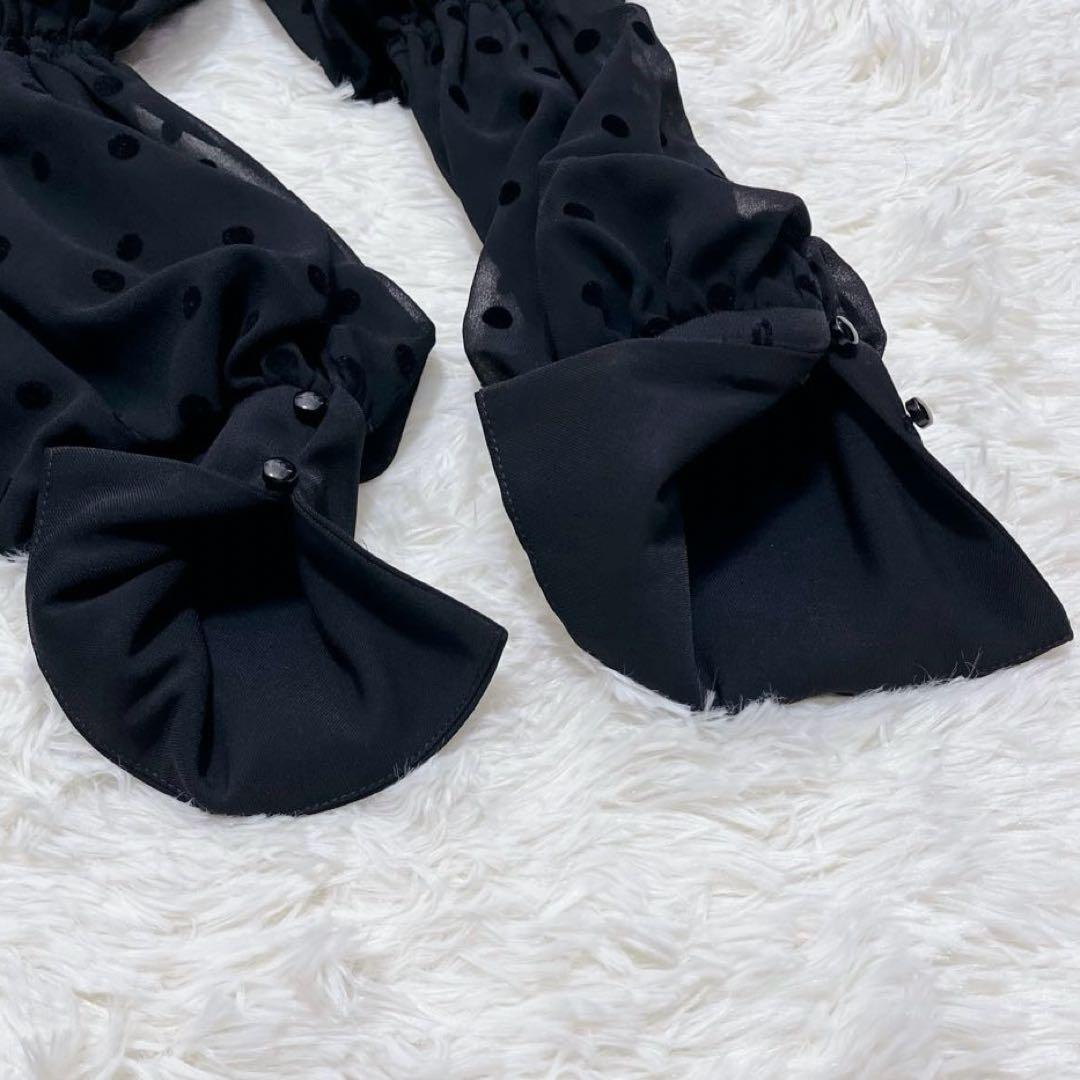 【美品】LILY BROWN オケージョンロンパース　ブラック　サイズ0