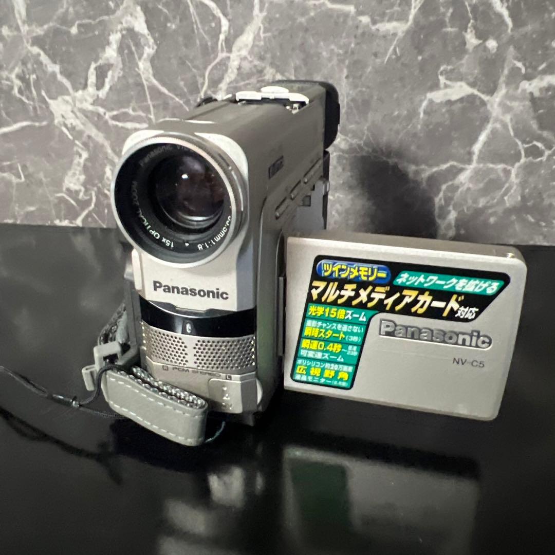 【通電確認済】Panasonic NV-C5 ビデオカメラ miniDV