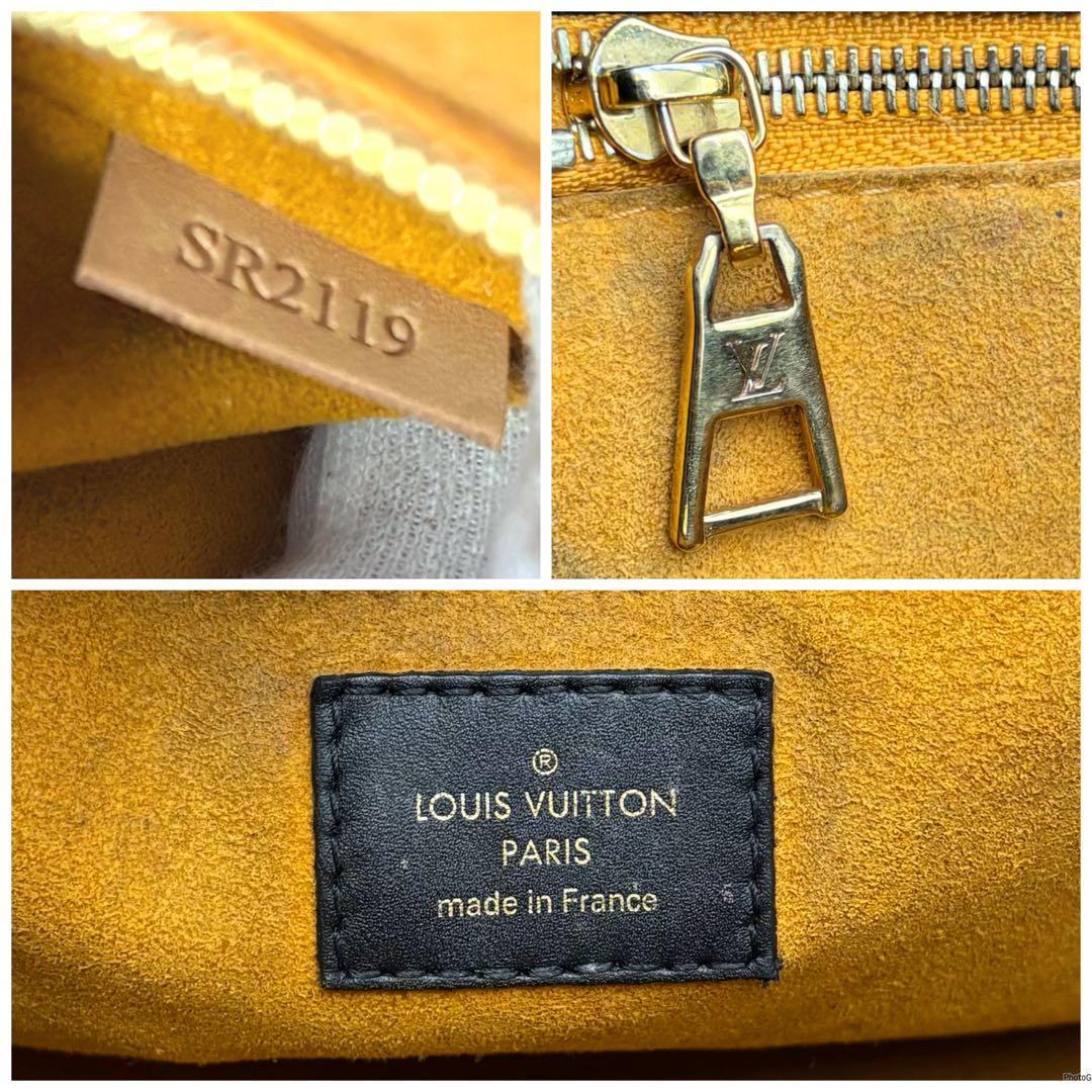 ルイヴィトン オンマイサイド MM モノグラム タフタージュ ブラック バッグ