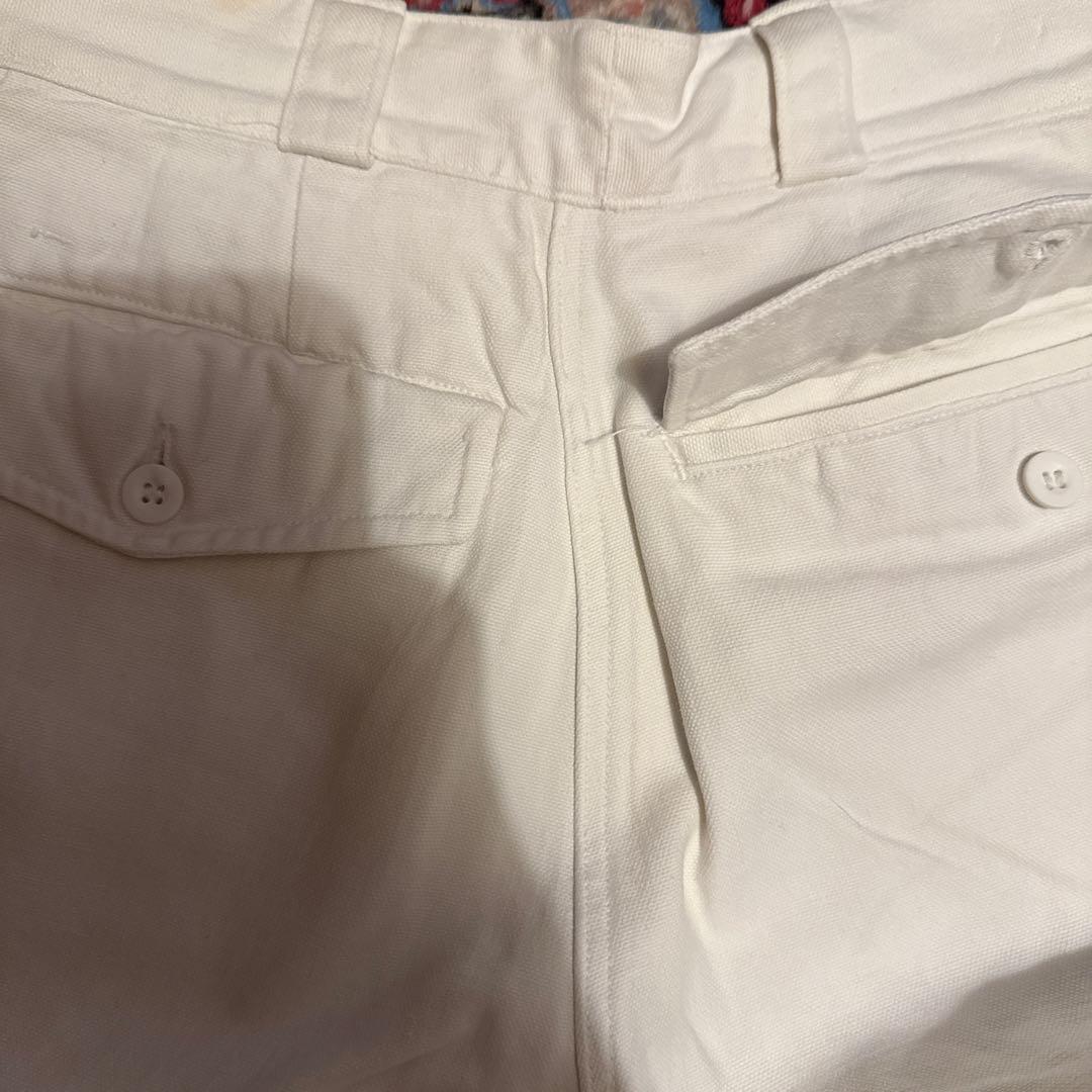 40's〜50's us navy ホワイト　セーラーパンツ　ワーク