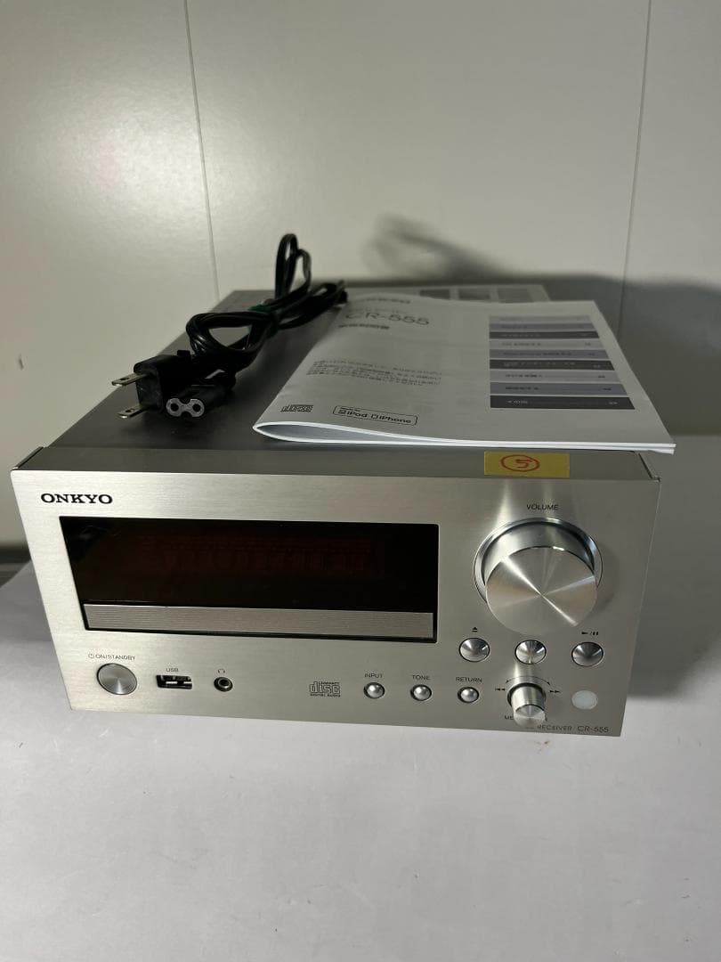 ONKYO オンキョー CR-555 CDレシバーアンプ/本体のみ中古品⑤