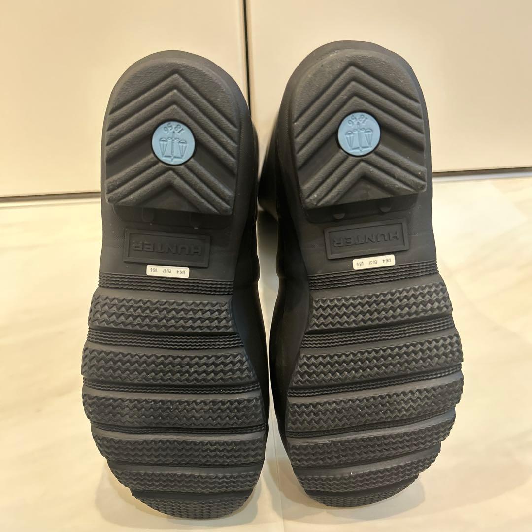 HUNTER ハンター ロングレインブーツ ブラック UK5 美品 定番 人気