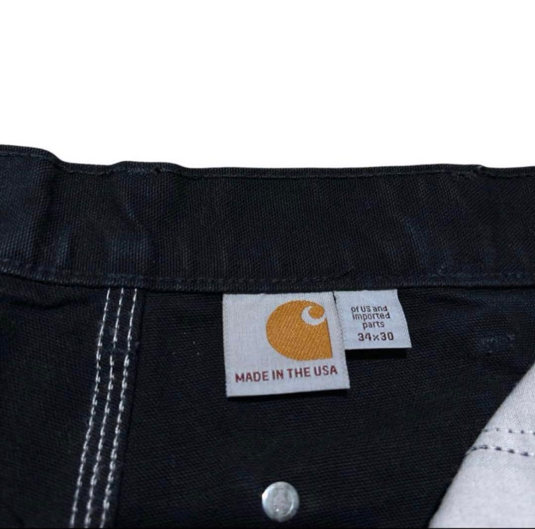 USA製　carhartt ダブルニー ペインターパンツ　 黒　ブラック