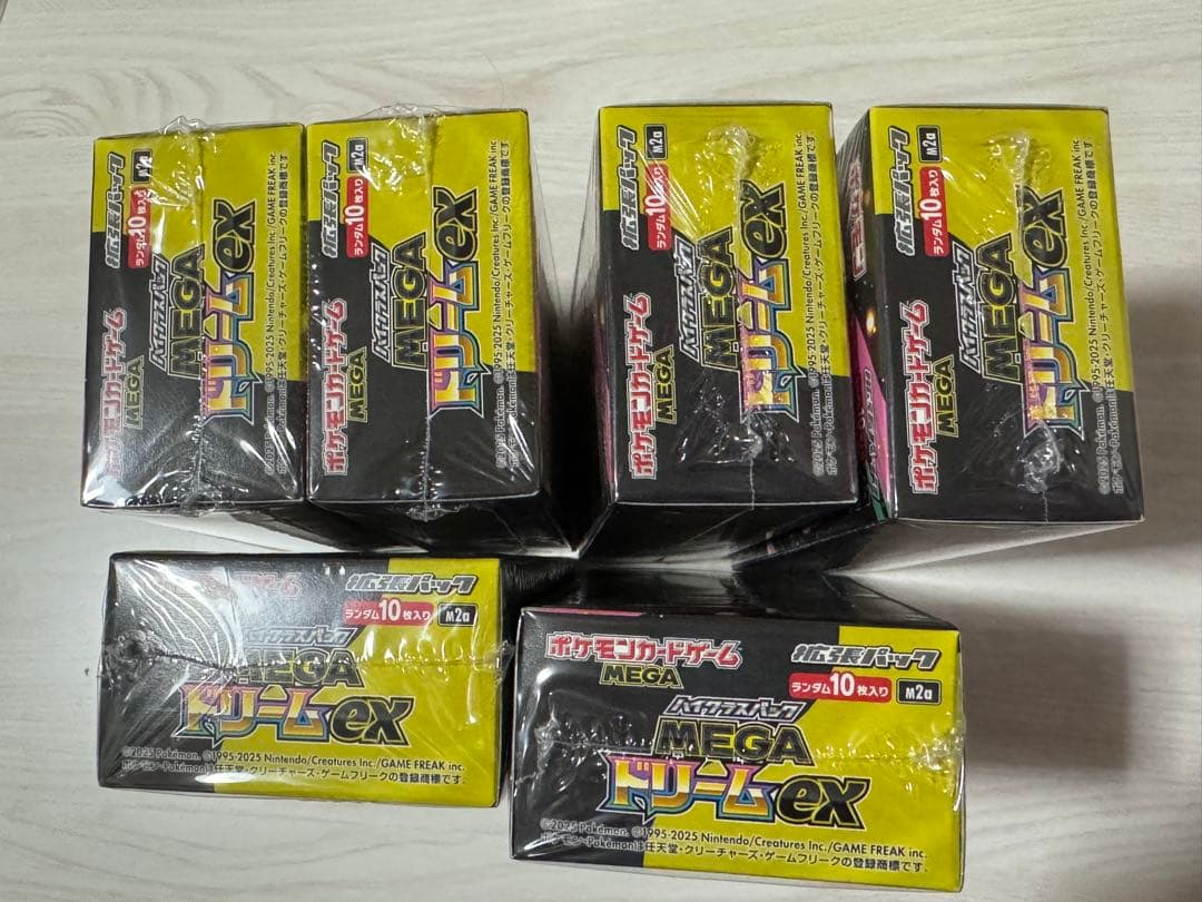 ポケモンカード MEGAドリームex 6BOX シュリンク付