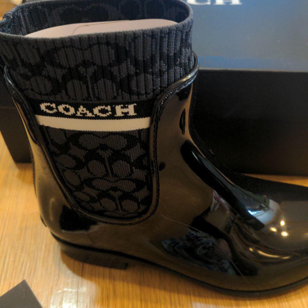 【佐藤さま専用】COACH コーチ レインブーツ サイドゴアブーツ