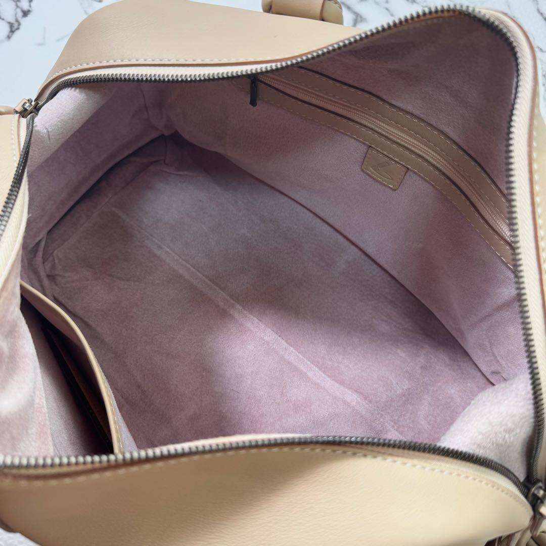 土屋鞄　ボストンバッグ　ドクターバッグ型　大容量　A4収納可能　オールレザー