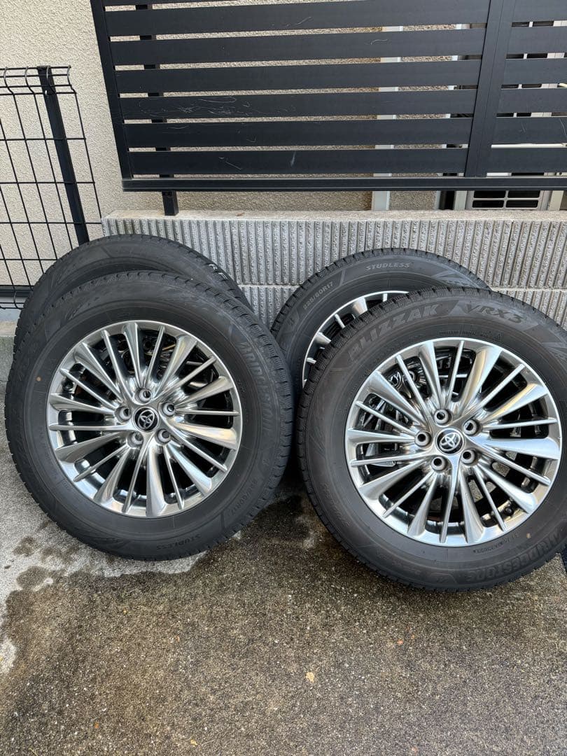 【美品】アルファード30後期 純正17インチ　スタッドレス&ホイールセット