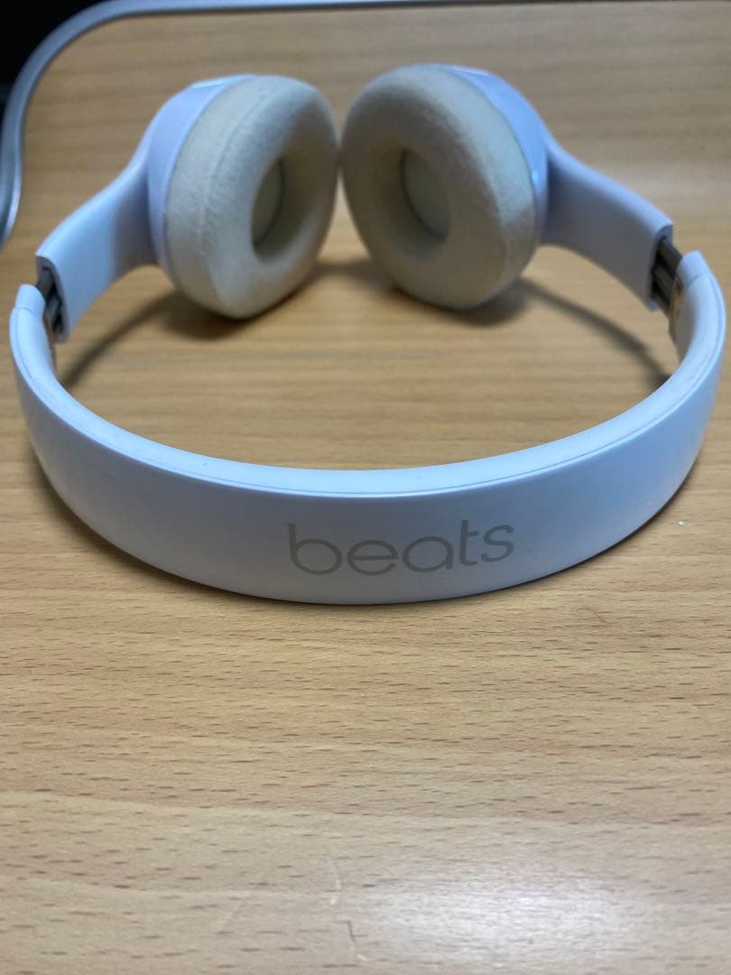 Beats ワイヤレスヘッドフォン ホワイト　ヘッドホン青セット