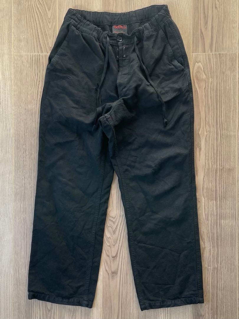 べトラ　リネン ブラック　フランス ビンテージ　ユーロ　モールスキン