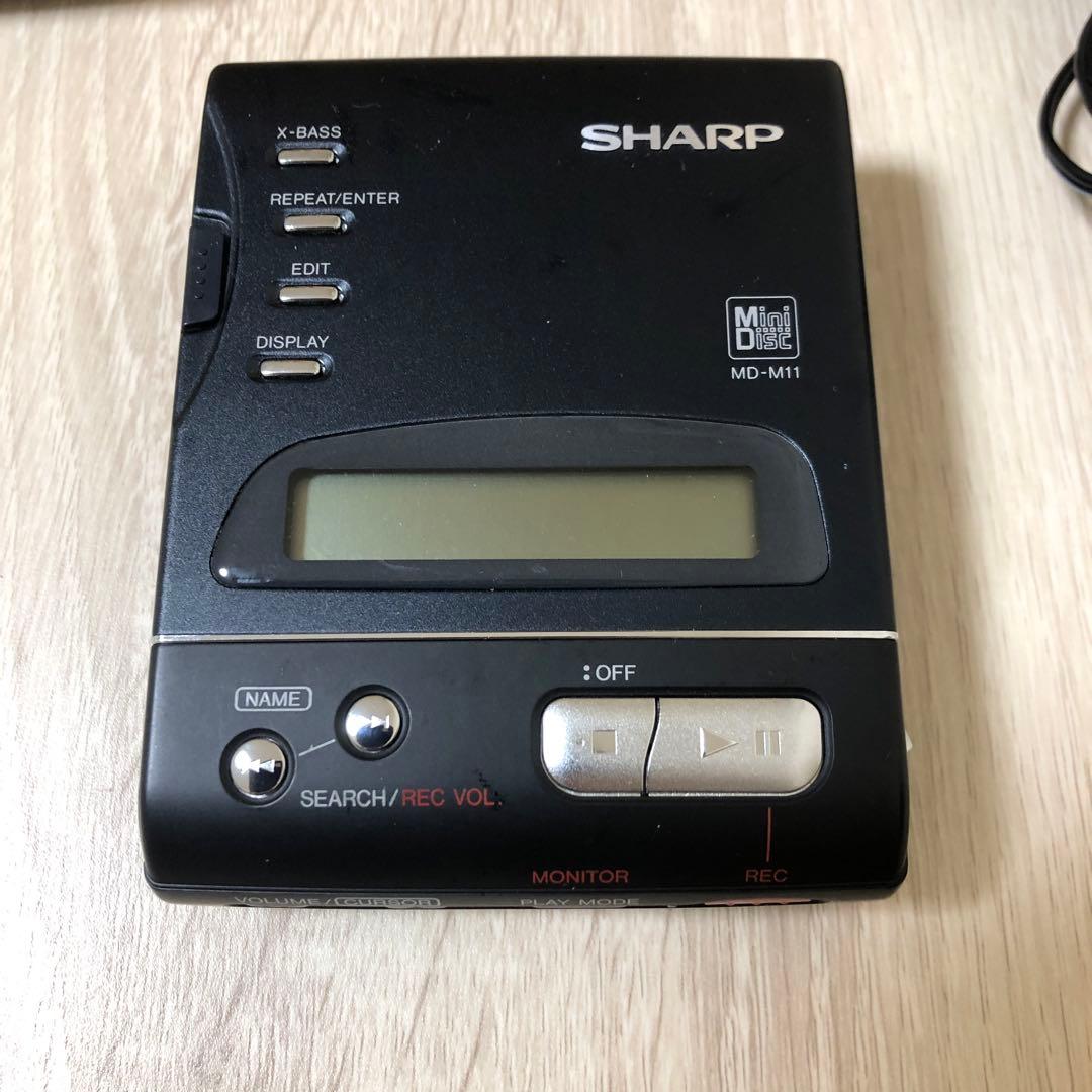 SHARP ポータブルMDプレーヤー MD-M11