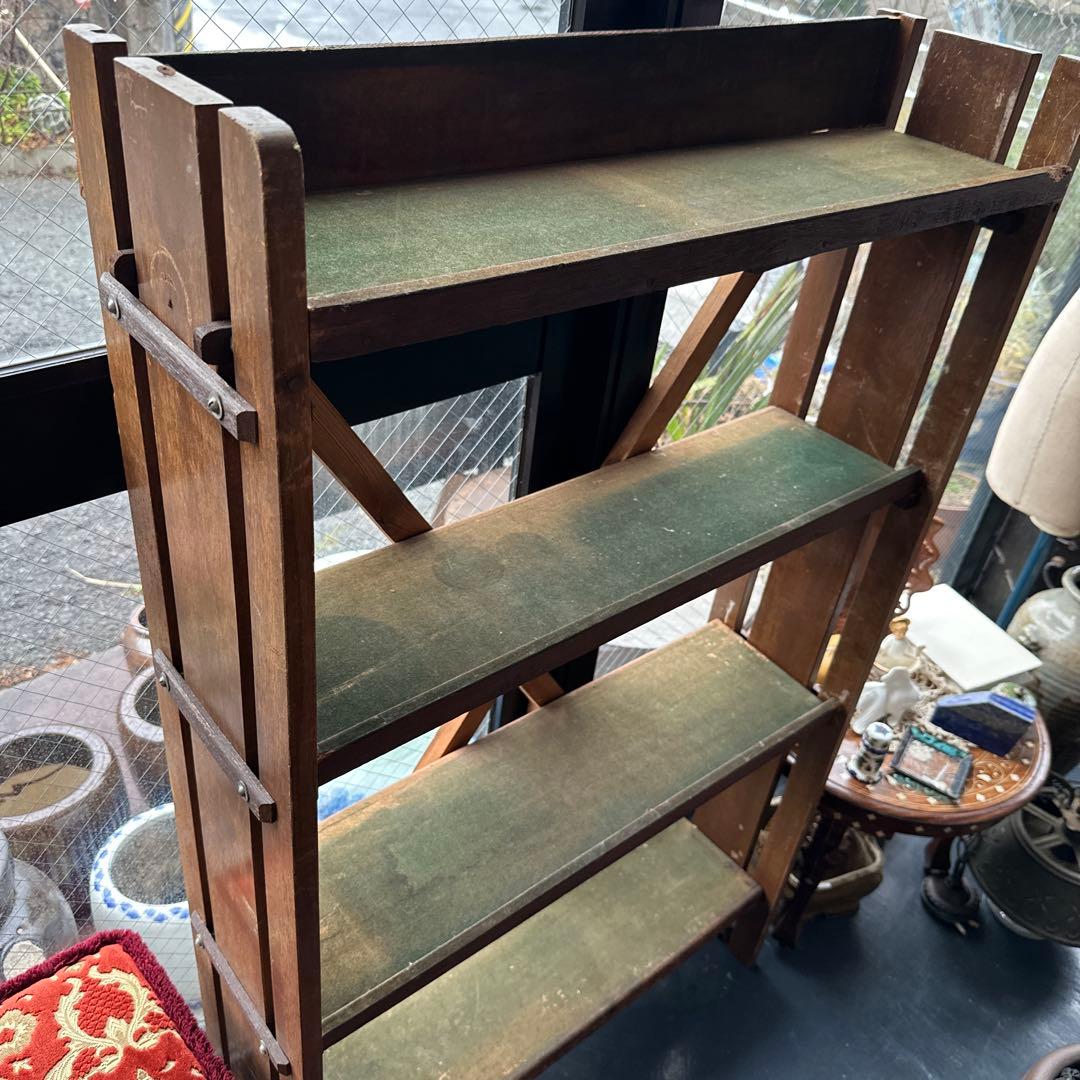 最終お値下げ‼️ヴィンテージ　本棚　木製　味があって大変おしゃれ