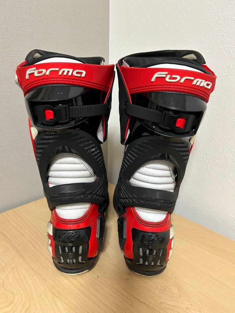 【特価】早い者勝ち！Forma ICE PRO バイクブーツ 赤/黒/白