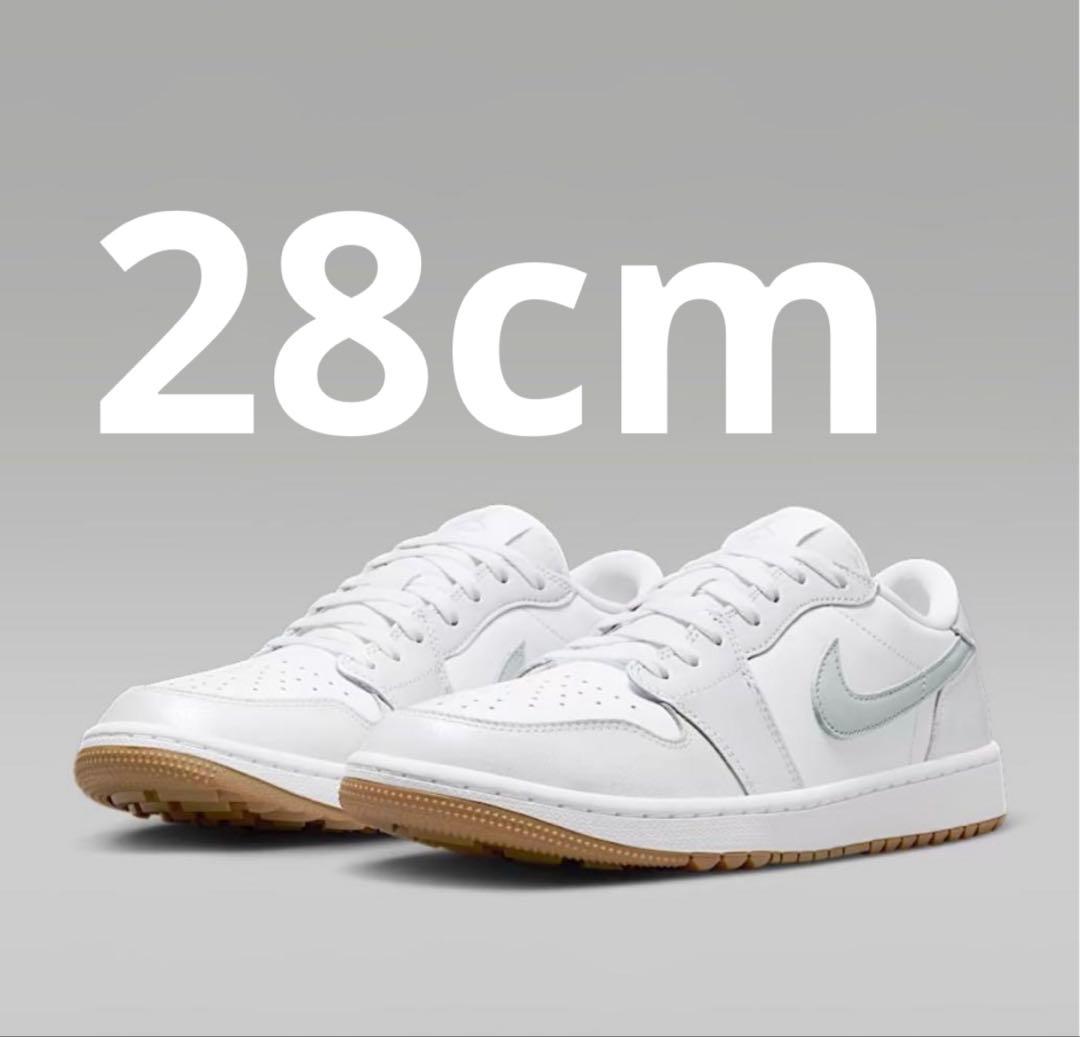 ゴルフシューズ　Nike Air Jordan 1 Low ホワイト/グレー