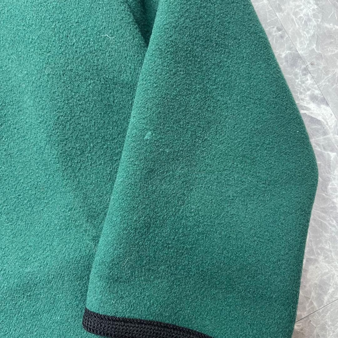 バーバリー♡カシミヤ　ダブルフェイス　コート　金ボタン　ノバチェック グリーン