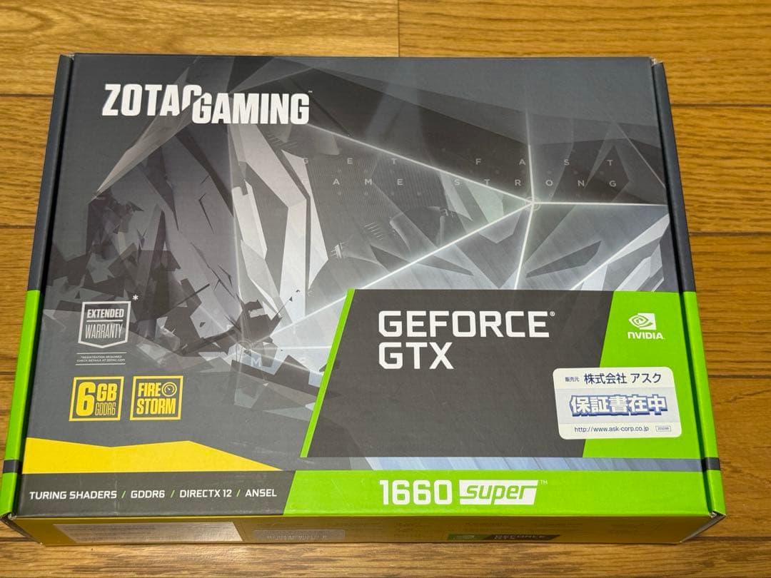 グラフィックボード・グラボ・ビデオカード ZOTAC GAMING GeForce GTX 1660 SUPER 6GB