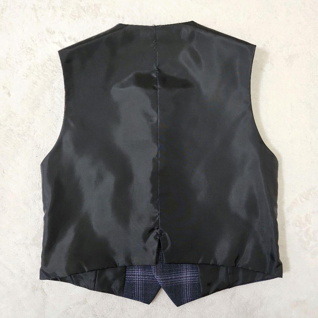 美品✨スリーピース フォーマルスーツ 7点セット 男の子 120 チェック 入学