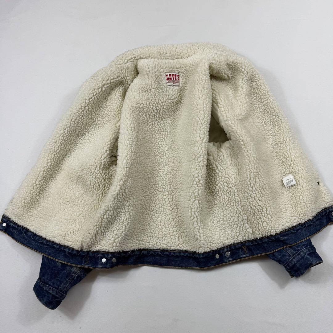 80's USA製 Levi's リーバイス70608デニムボアジャケット42R
