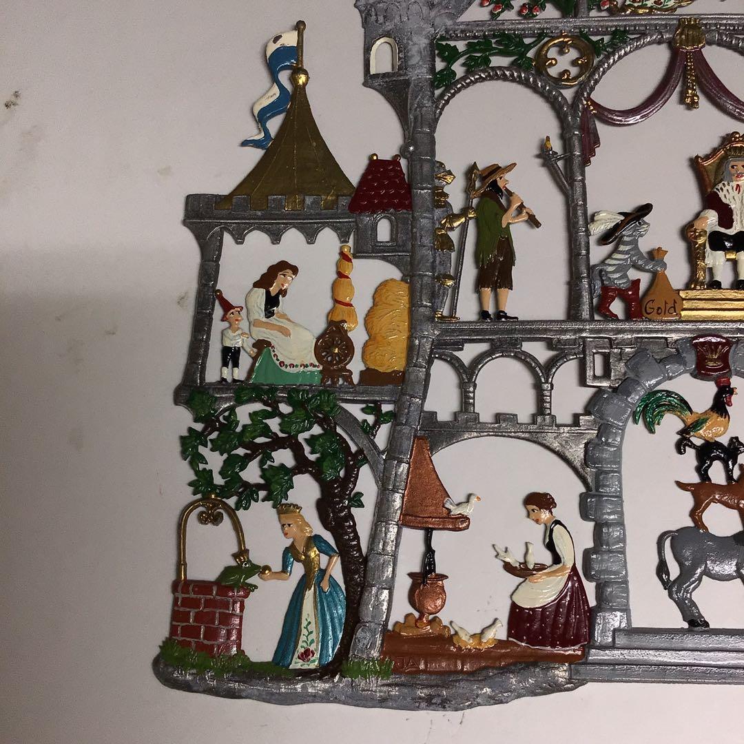 ★錫製壁掛け ヴィルヘルム シュヴァイツアー グリム童話 ドイツ 説明付き