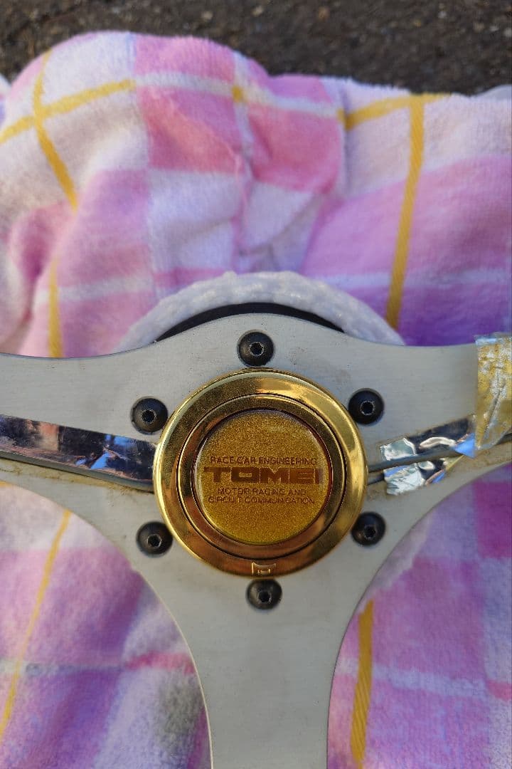 当時物　激レア　日産 R31スカイライン　GTS-R純正　ステアリング　ボス付き