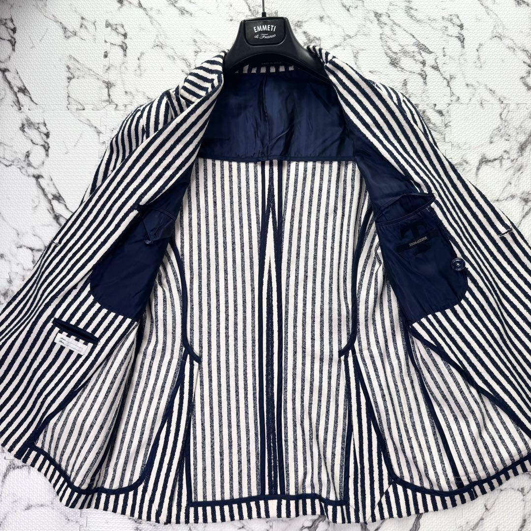 美品◯タリアトーレ　テーラードジャケット　ダブルブレスト　ストライプ　現行