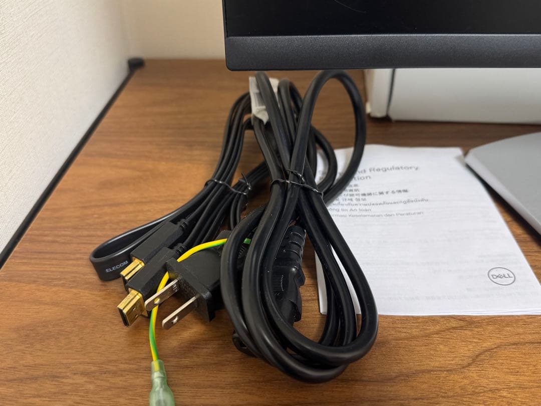 DELL モニター S2421H 本体 電源ケーブル付