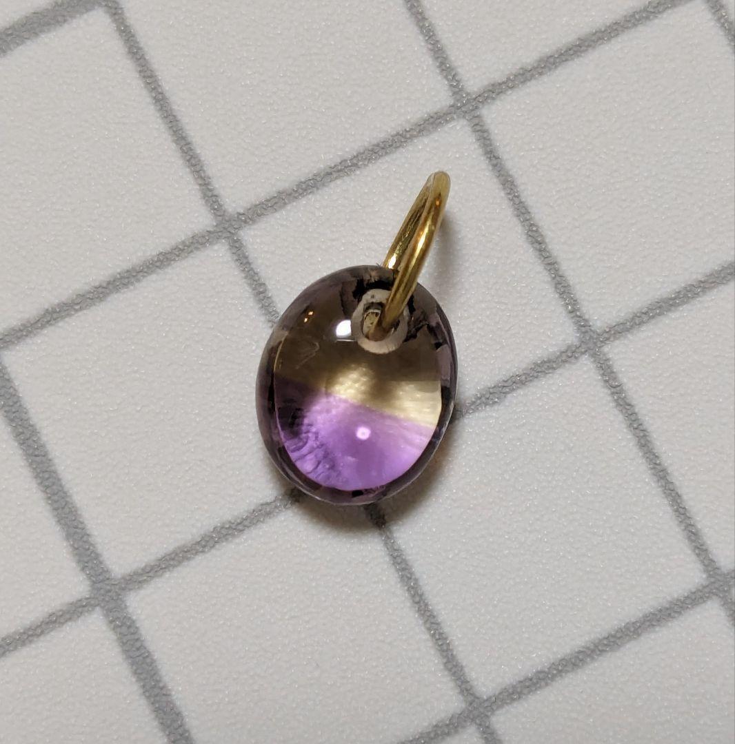 Hariqua アメトリン×K18YG ペンダントトップ Ametrine