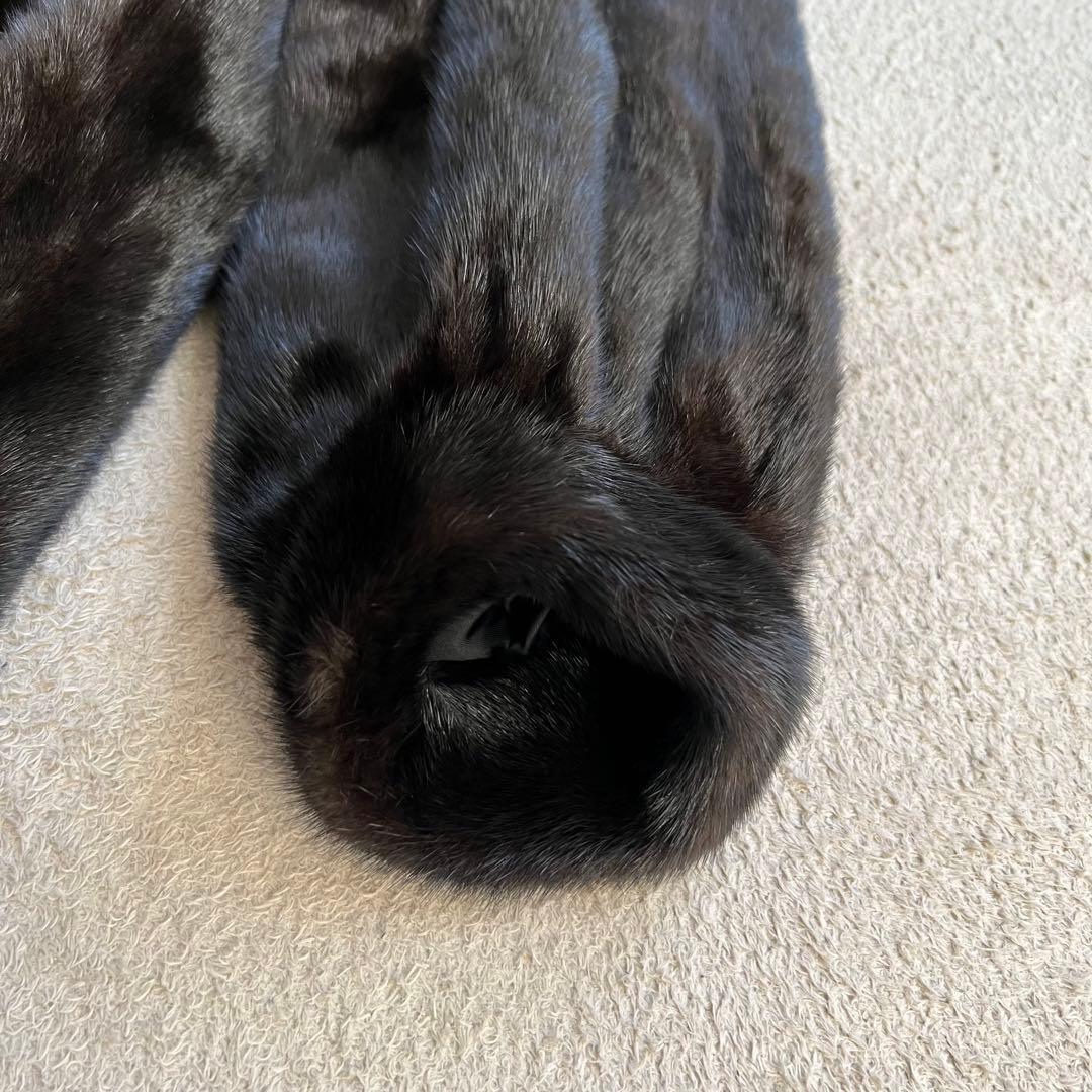 美品　サガミンク　ロイヤル　ミドル丈　最高級ミンク　毛皮　ファーコート