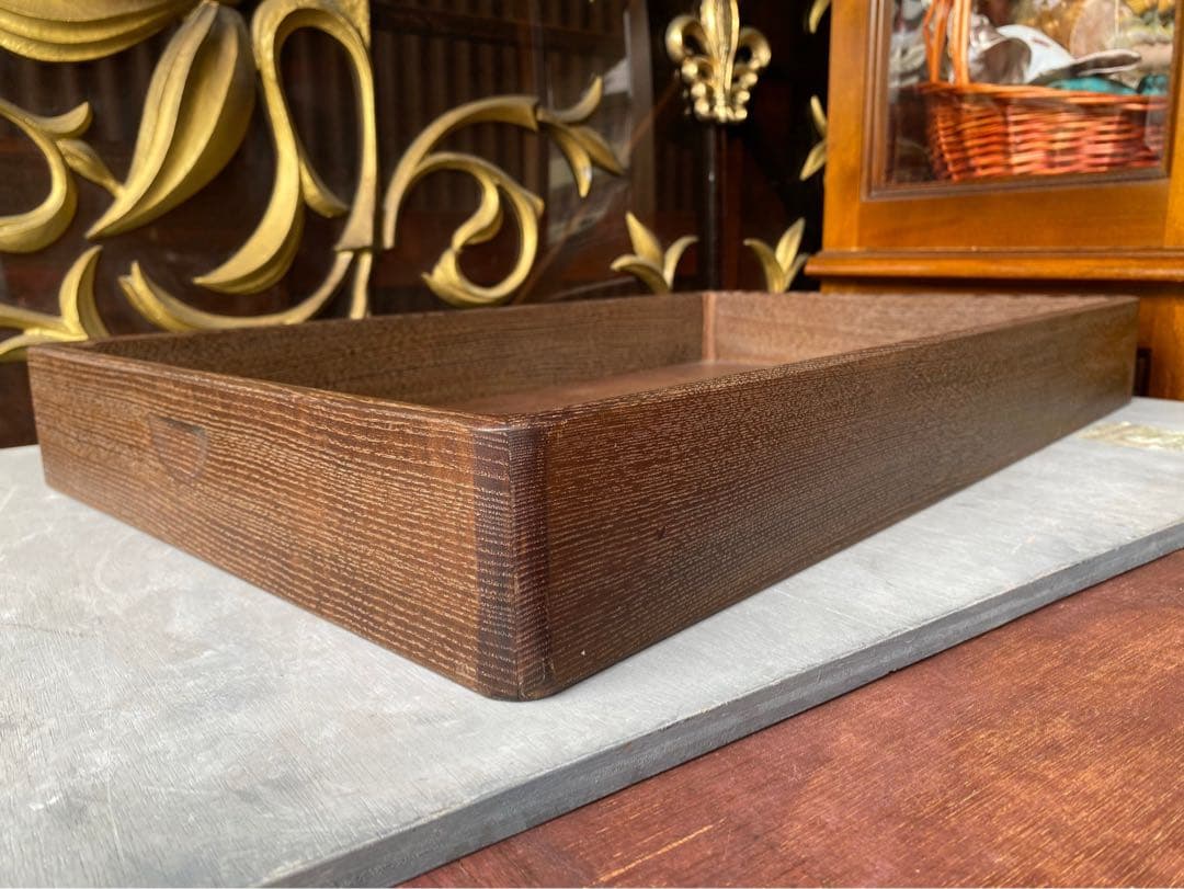 乱箱 欅 乱れ箱 衣裳盆 衣装盆 浴衣入れ 昭和レトロ