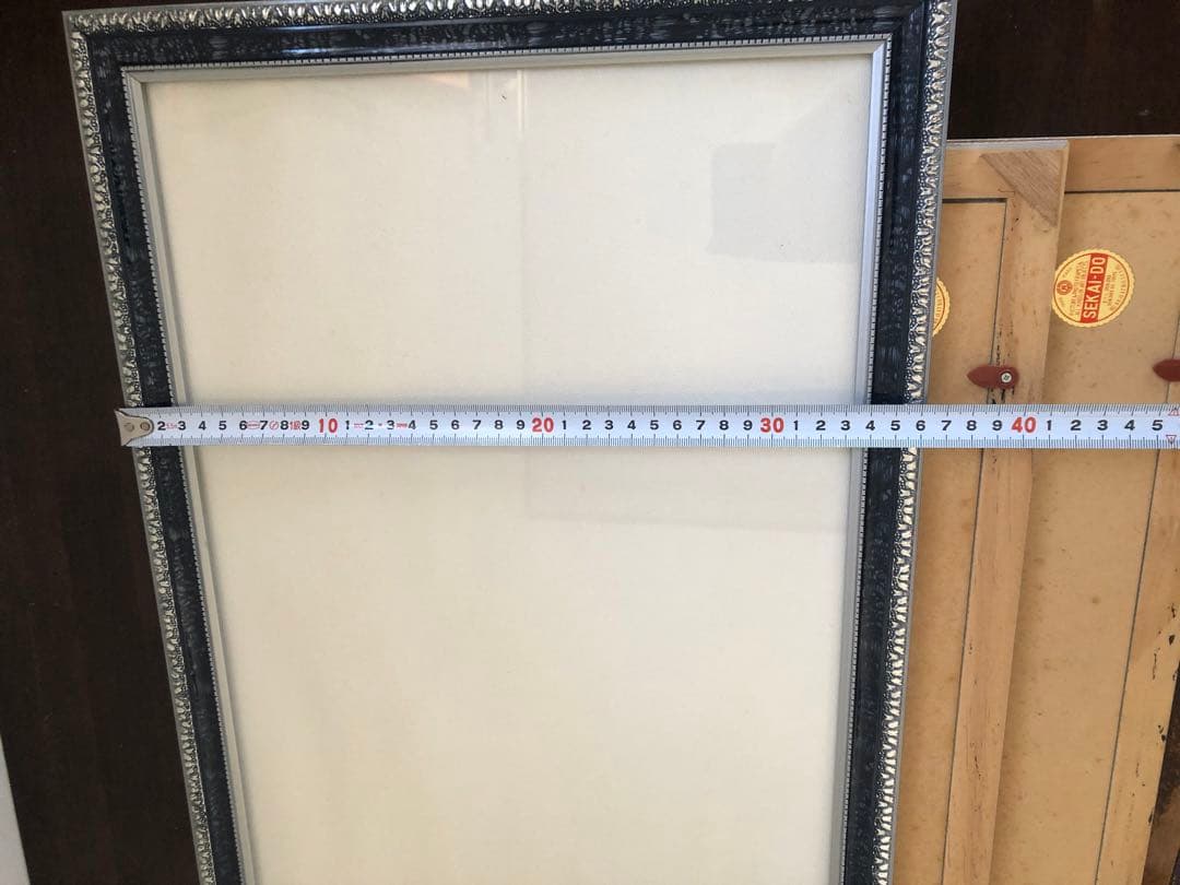 大型　額縁　6つ　フレームデッサン　ポスター　ガラス　世界堂