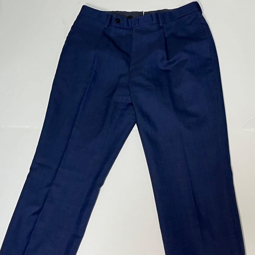 BEAMSF　ビームスエフ　スーツ　セットアップ　ネイビー 46