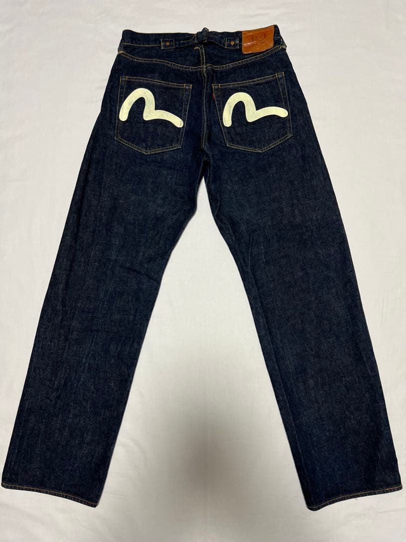 EVISU No.2 2004 34×35 白カモメ 虎耳 シンチバック 尾錠