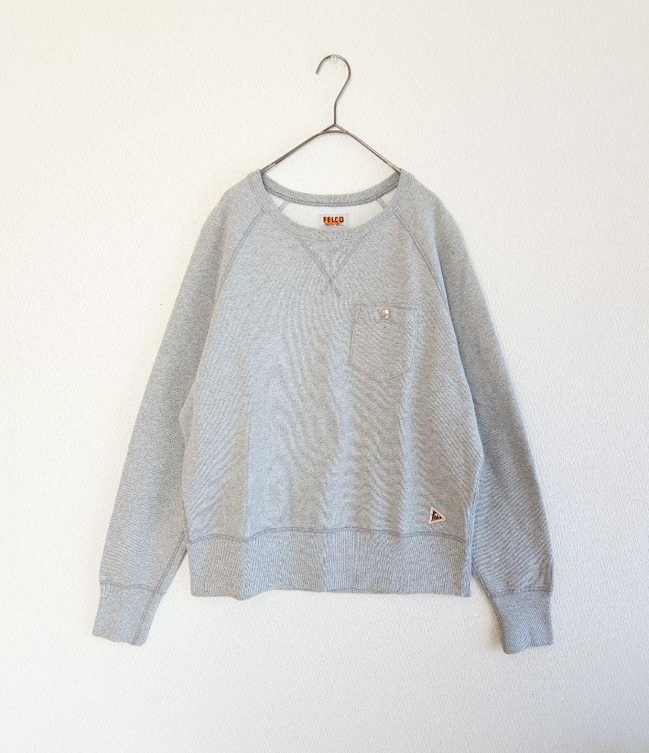 ◇mzk様◇Felco　フェルコ　良品　スウェット　ガゼット　グレー　L