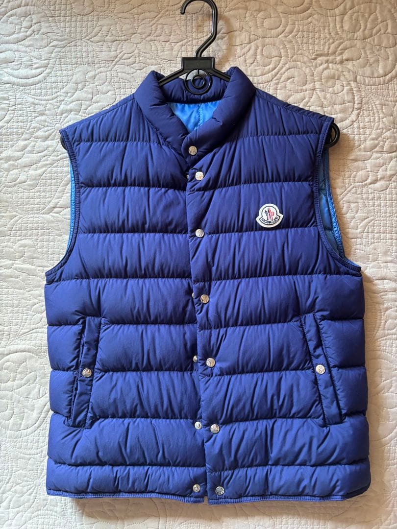 MONCLER ネイビー ダウンベスト　サイズ0 モンクレール