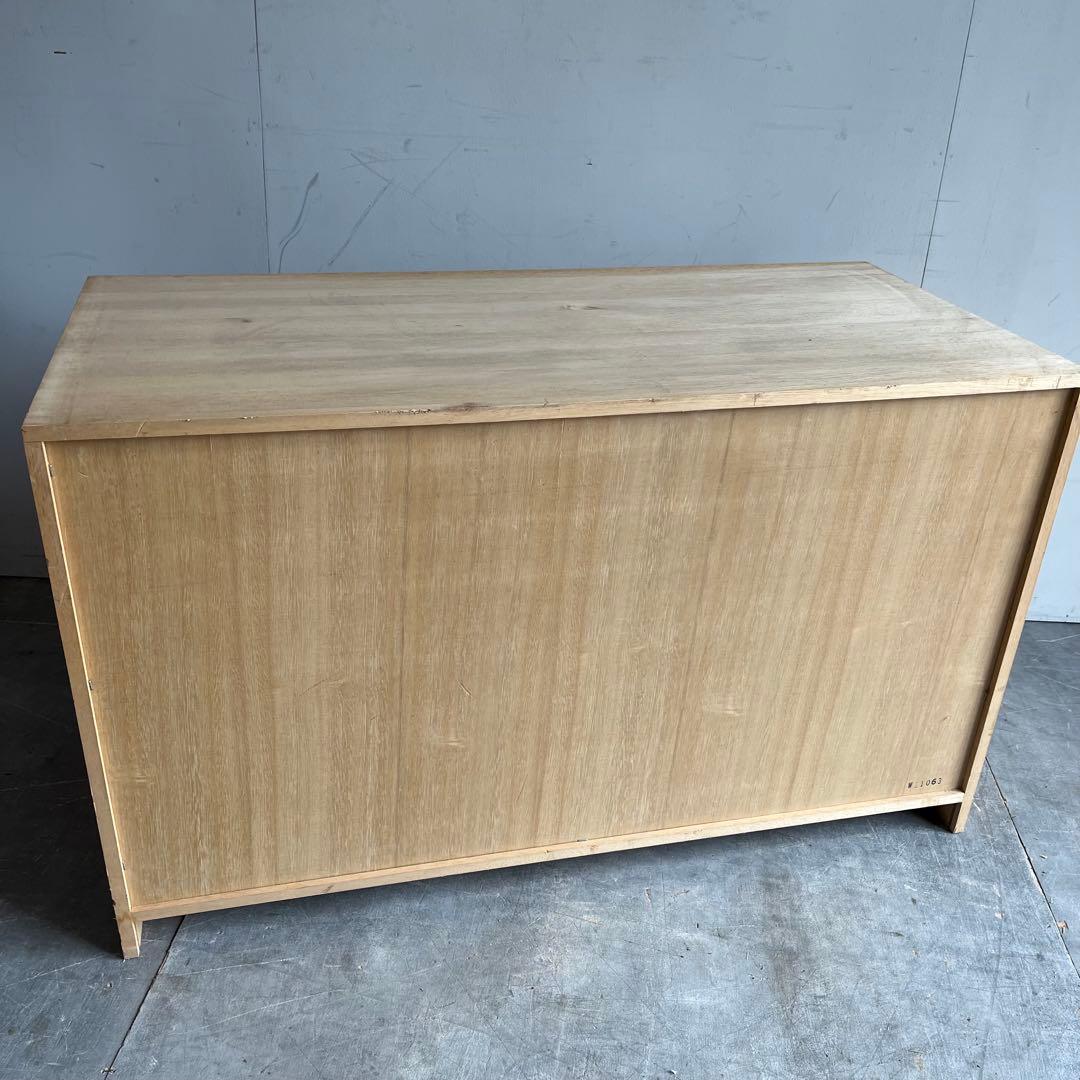 ヴィンテージ 桐箪笥 チェスト テレビ台 ローボード 3段 無塗装 昭和レトロ