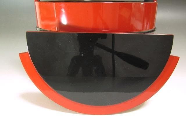 ★ 川端近左　朱手桶水指　表千家　十三代　即中斎の花押がございます★x407