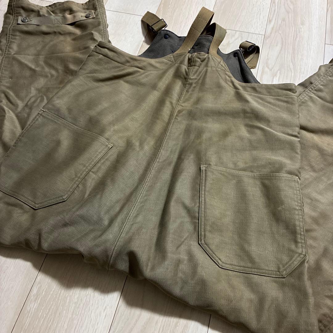 40's usnavy n1 デッキパンツ　ビンテージ　オーバーオール　usn