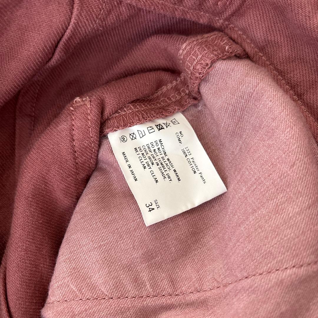 パンツ SHISHIKUI Painter pants / D.PINK 34