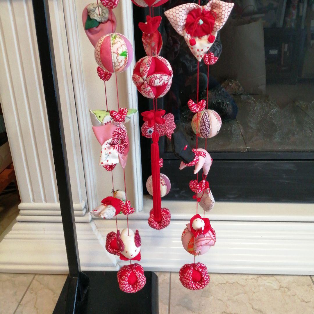 吊るし雛　吊るし飾り　ちりめん細工　　下げもん　ひな祭り