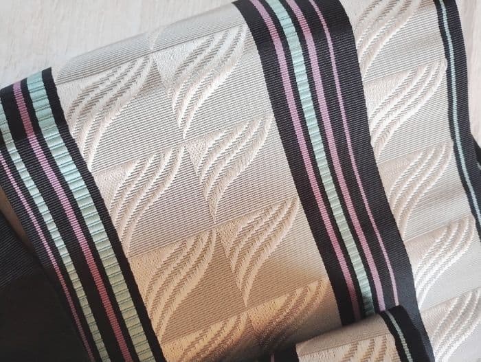 博多半巾帯★清粋★大倉織物誠之輔★1度着用