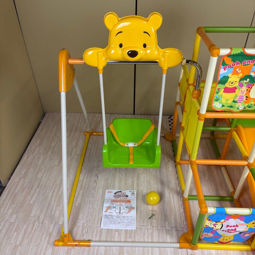 完品　☆美品☆　野中製作所　くまのプーさん　おりたたみロングスロープキッズパーク
