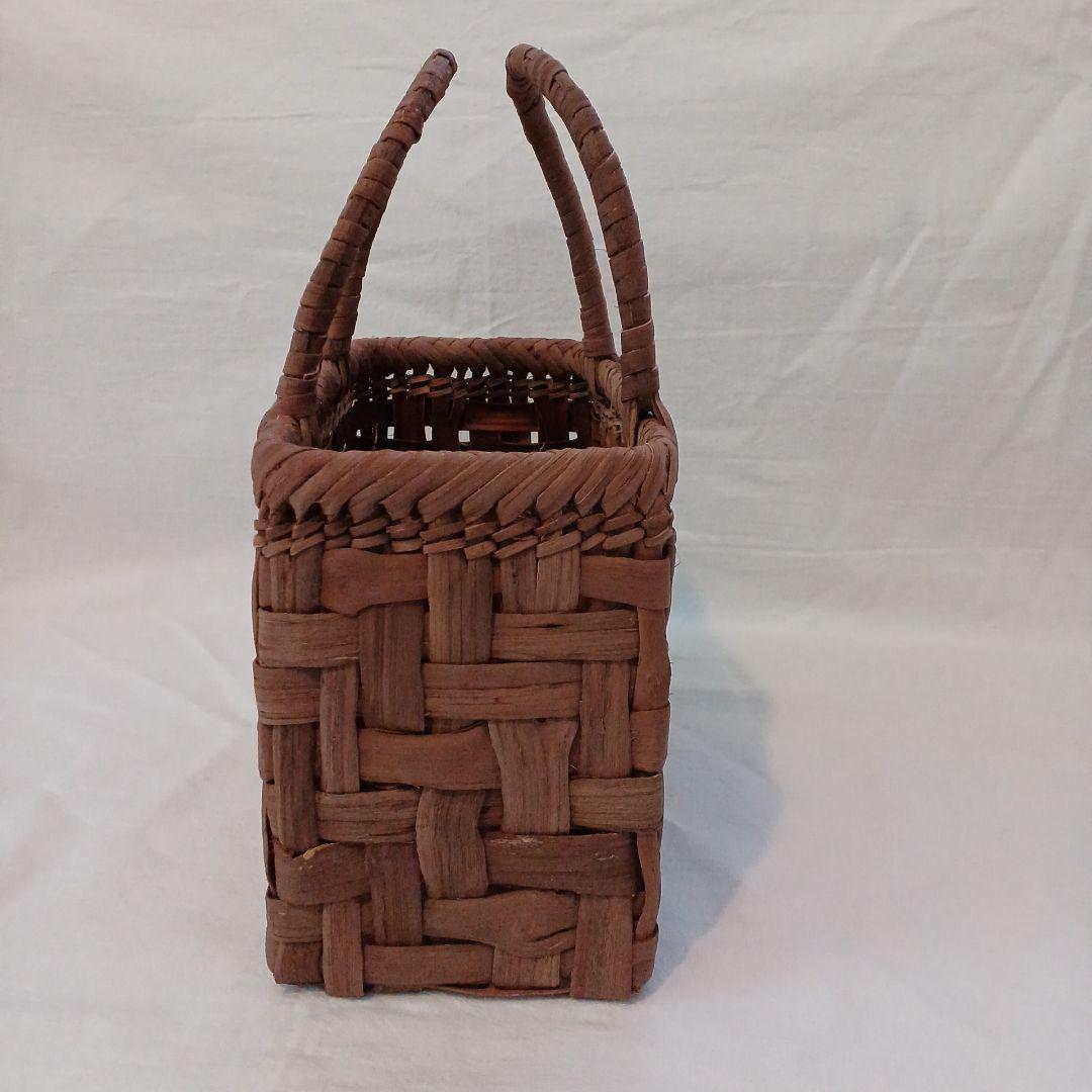 小さい国産山葡萄かご　太ひご