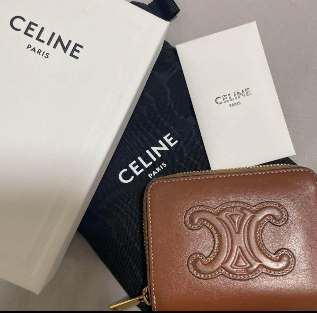 mai最終値下げCELINE ジッパー ウォレット 財布 ケース
