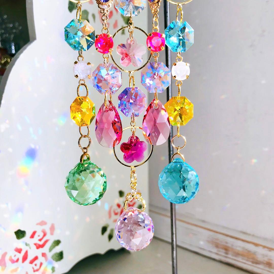 ひな祭り✩.*˚ SWAROVSKIサンキャッチャー