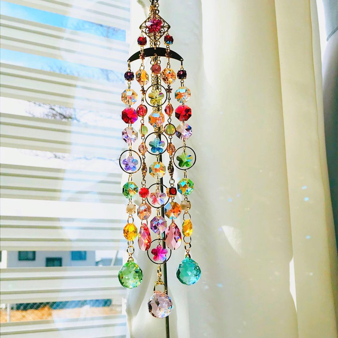 ひな祭り✩.*˚ SWAROVSKIサンキャッチャー